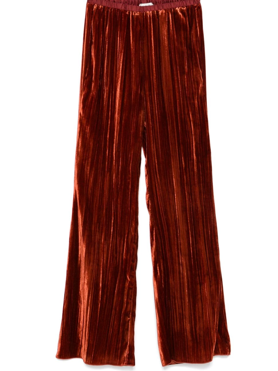 velvet Women Versace trousers flared 0821